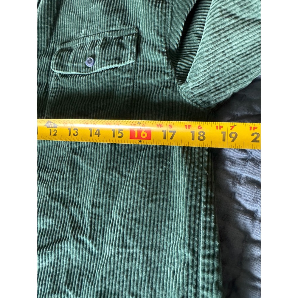 NWT Crewcuts Wide-Wale Corduroy Shirt-Jacket Boys 14 100% Cotton Deep Forest - Picture 7 of 9